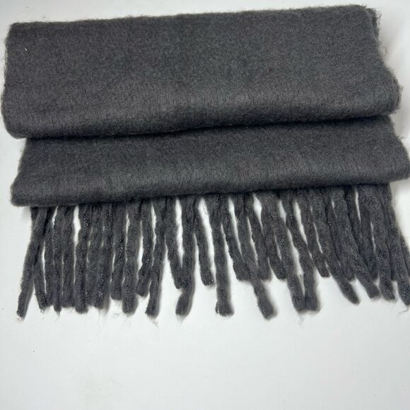 J. Ferrar Women's Scarf Solid Grey Heather 19” X 75”  NWT - Picture 12 of 12